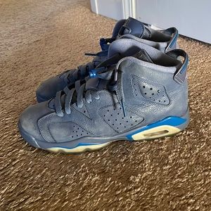 AIR JORDAN 6 RETRO GS 'DIFFUSED BLUE' SIZE 7 in boys